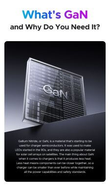 Сетевое зарядное устройство UGREEN X524 GaN 45W Type-C (65052) - Black