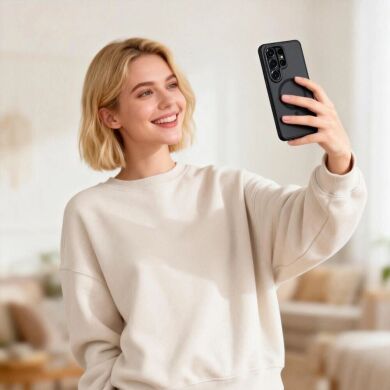 Защитный чехол Tech-Protect MagCam MagSafe для Samsung Galaxy S26 Ultra (S948) - Matte Black / Red