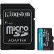Карта памяти Kingston MicroSDXC Canvas Go Plus Gen4 512GB UHS-I U3 V30 A2 R200 + адаптер (SDCG4/512GB) - Black