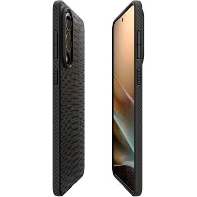 Захисний чохол Spigen (SGP) Liquid Air для Samsung Galaxy S25 Edge (S937) ACS09420 - Matte Black