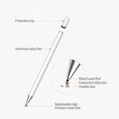 Стилус XO ST-06 Universal Stylus - White