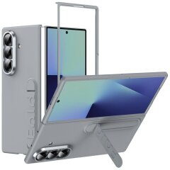 Защитный чехол UniCase Kickstand Case для Samsung Galaxy Fold 8 Ultra - Light Grey