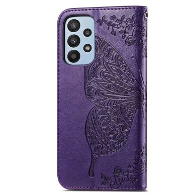 Чехол UniCase Butterfly Pattern для Samsung Galaxy A23 (A235) - Purple