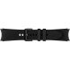 Оригінальний ремінець Hybrid Eco-Leather Band (S/M) для Samsung Galaxy Watch 4 / 4 Classic / 5 / 5 Pro / 6 / 6 Classic (ET-SHR95SBEGEU) - Black