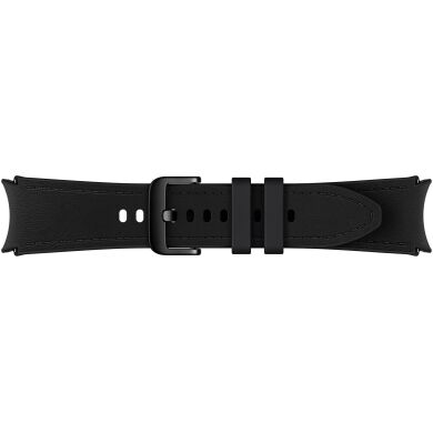 Оригінальний ремінець Hybrid Eco-Leather Band (S/M) для Samsung Galaxy Watch 4 / 4 Classic / 5 / 5 Pro / 6 / 6 Classic (ET-SHR95SBEGEU) - Black
