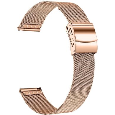Ремінець Deexe Milanese Bracelet для годинників з шириною кріплення 18 мм - Rose Gold