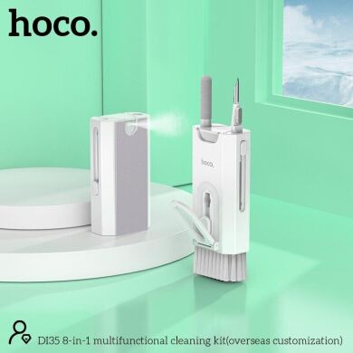 Набор для чистки гаджетов Hoco DI35 Mr.Gadget 8 in 1 - White