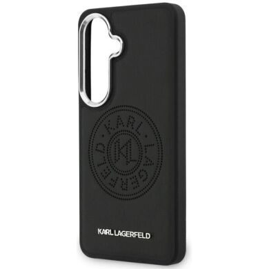 Защитный чехол Karl Lagerfeld Perforated KL MagSafe для Samsung Galaxy S26 (S942) KLHMS26SPSKRPMK - Black