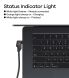Кабель AULUMU M07 Type-C to Type-C (240W, 2m) - Black. Фото 13 из 14