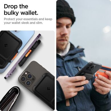 Кардхолдер Spigen (SGP) Lock Fit (MagFit) AFA06031 - Black