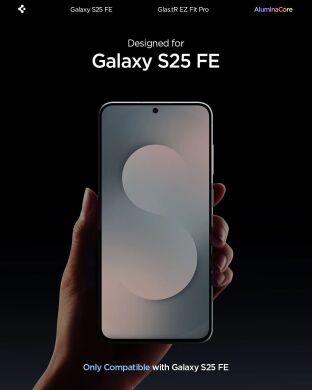Комплект захисних стекол Spigen GLAS.tR EZ Fit Pro (FP) для Samsung Galaxy S25 FE (S731) AGL10202