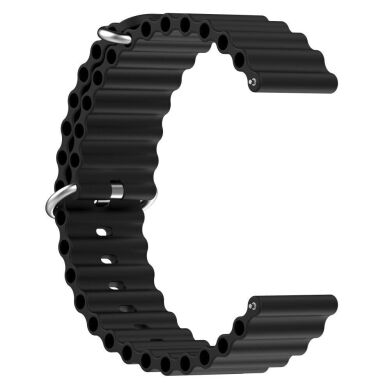 Ремінець Deexe Ocean Strap для годинників з шириною кріплення 20 мм - Black