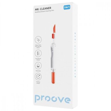 Набір для чищення гаджетів Proove Mr. Cleaner 3in1 - White