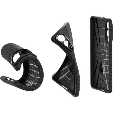 Захисний чохол Spigen (SGP) Liquid Air для Samsung Galaxy S25 Edge (S937) ACS09420 - Matte Black