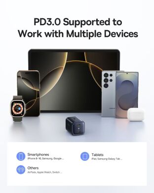 Мережевий зарядний пристрій Baseus PicoGo AN13 2C (45W) E0121F00 - Black