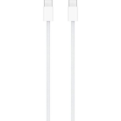 Оригінальний кабель Apple Woven Type-C to Type-C (1m) MQKJ3ZM/A - White