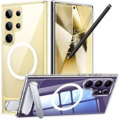 Защитный чехол TORRAS Pstand MagSafe для Samsung Galaxy S24 Ultra (S928) - Transparent