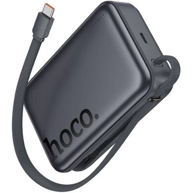 Внешний аккумулятор Hoco Q44A PD45W (20000mAh) + кабель Type-C - Metal Gray