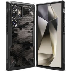 Захисний чохол Ringke Fusion X Design для Samsung Galaxy S24 Ultra (S928) 8809961783784) - Camo Black