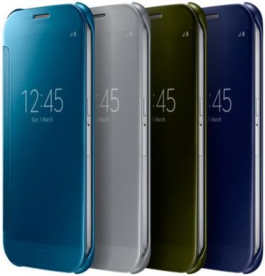 Чохол Clear View Cover для Samsung Galaxy S6 (G920) EF-ZG920 - Silver