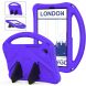 Чехол Deexe KickStand Cover для Samsung Galaxy Tab A9 / Tab A11 (Х130/135/X110/115) - Purple. Фото 1 из 7