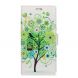 Чохол Deexe Life Style Wallet для Samsung Galaxy A7 2018 (A750), Green Flower Tree