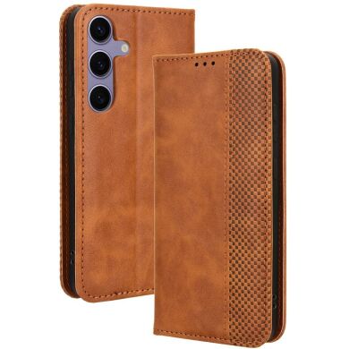 Чохол Deexe Retro Style для Samsung Galaxy S26 Plus (S947) - Brown