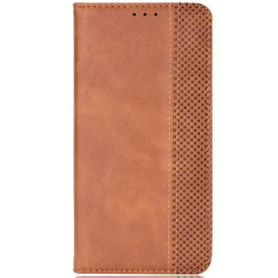 Чохол Deexe Retro Style для Samsung Galaxy S26 Plus (S947) - Brown