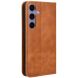 Чохол Deexe Retro Style для Samsung Galaxy S26 Plus (S947) - Brown
