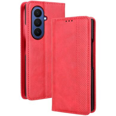Чехол Deexe Retro Style (FF) для Samsung Galaxy Fold 8 Ultra - Red