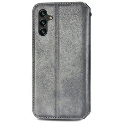 Чехол Deexe Rhombus Wallet для Samsung Galaxy A24 (A245) - Grey