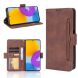 Чохол Deexe Wallet Stand для Galaxy M52 (M526) - Brown