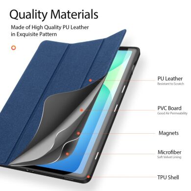 Чехол DUX DUCIS Domo Series для Samsung Galaxy Tab S10 FE Plus - Blue