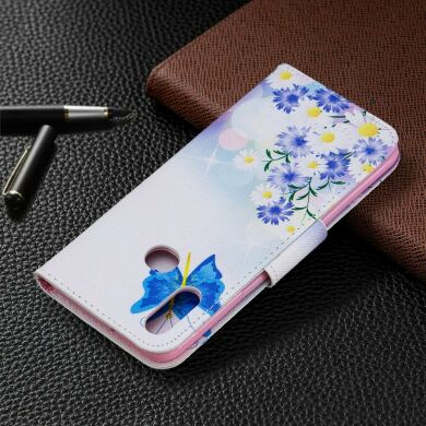 Чехол-книжка Deexe Color Wallet для Samsung Galaxy A10s (A107) - Flower Butterfly
