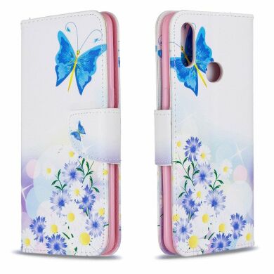 Чехол-книжка Deexe Color Wallet для Samsung Galaxy A10s (A107) - Flower Butterfly