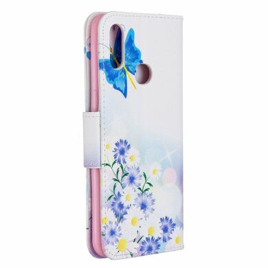 Чехол-книжка Deexe Color Wallet для Samsung Galaxy A10s (A107) - Flower Butterfly