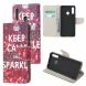 Чехол-книжка Deexe Color Wallet для Samsung Galaxy A20s (A207) - Quote Keep Calm and Sparkle