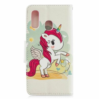 Чохол-книжка Deexe Color Wallet для Samsung Galaxy A40 (А405) - Unicorn