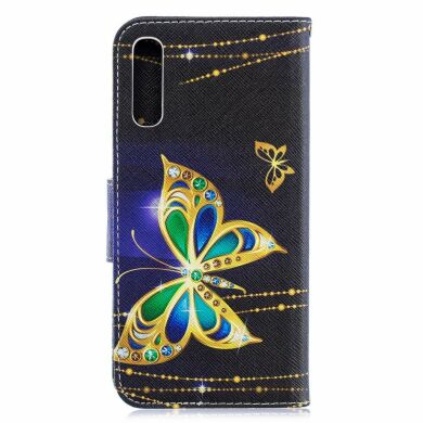 Чохол-книжка Deexe Color Wallet для Samsung Galaxy A70 (A705), Colorized Butterfly