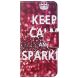 Чохол-книжка Deexe Color Wallet для Samsung Galaxy A73 (A736) - Keep Calm and Sparkle