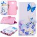 Чехол-книжка Deexe Color Wallet для Samsung Galaxy J4 2018 (J400) - Butterfly in Flowers B. Фото 2 из 8