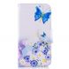 Чехол-книжка Deexe Color Wallet для Samsung Galaxy J4 2018 (J400) - Butterfly in Flowers B. Фото 1 из 8