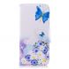 Чехол-книжка Deexe Color Wallet для Samsung Galaxy J6 2018 (J600) - Butterfly in Flowers B. Фото 1 из 8