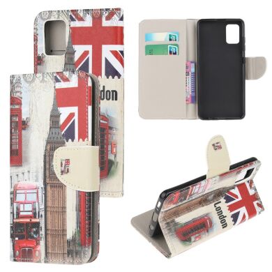 Чохол-книжка Deexe Color Wallet для Samsung Galaxy M51 (M515) - Big Ben and UK Flag