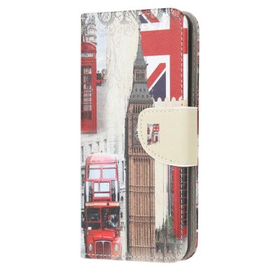 Чехол-книжка Deexe Color Wallet для Samsung Galaxy M51 (M515) - Big Ben and UK Flag