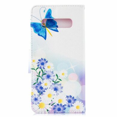 Чохол-книжка Deexe Color Wallet для Samsung Galaxy S10 Plus (G975) - Blue Butterflies