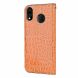 Чохол-книжка Deexe Glittery Crocodile для Samsung Galaxy M20 (M205) - Orange