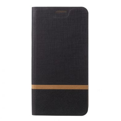 Чехол-книжка Deexe Lines Texture для Samsung Galaxy J4 2018 (J400) - Black