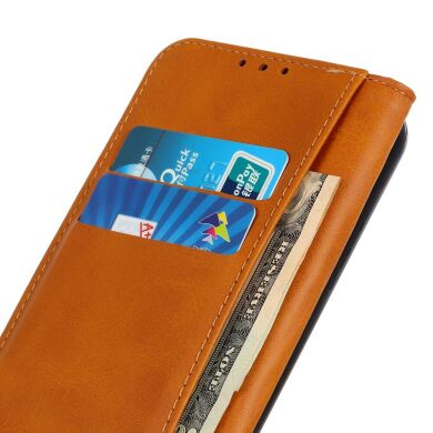 Чехол-книжка Deexe Wallet Case для Samsung Galaxy A22 (A225) / M22 (M225) - Brown