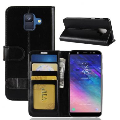 Чохол-книжка Deexe Wallet Style для Samsung Galaxy A6 2018 (A600), Black